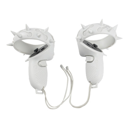 1 Pair Silicone Anti-slip Anti-drop Protective Grip Cover VR Controller Handle Sleeve Case for Oculus Quest 2