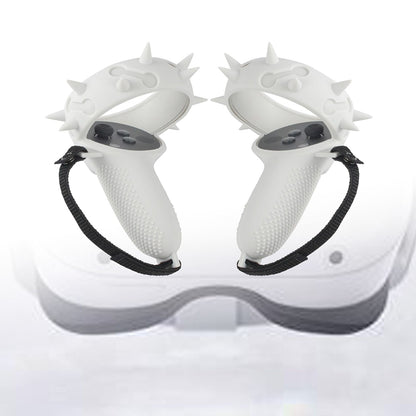 1 Pair Silicone Anti-slip Anti-drop Protective Grip Cover VR Controller Handle Sleeve Case for Oculus Quest 2