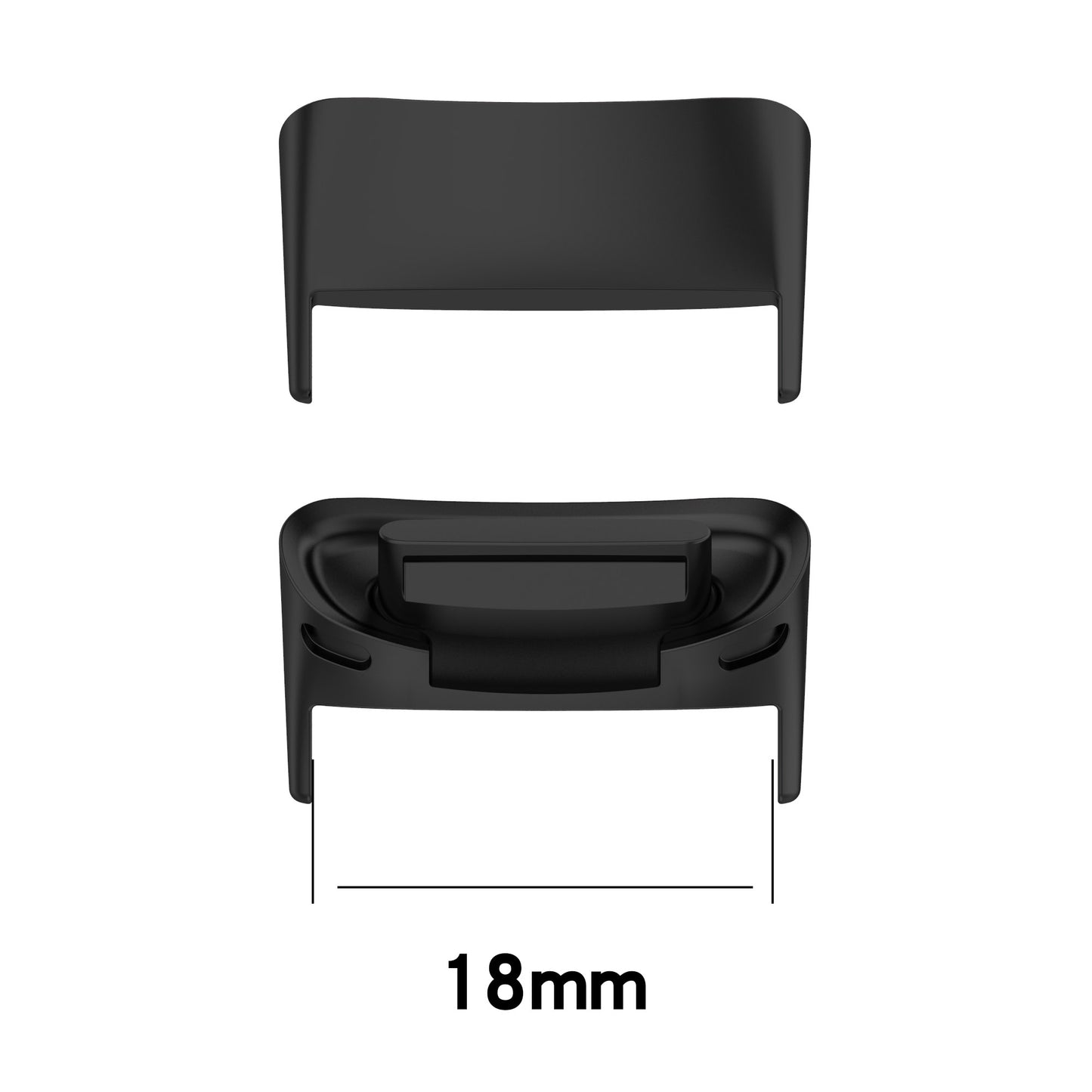 1 Pair Replacement Watch Strap Wrist Band Buckle Metal Connectors for Fitbit Charge 5