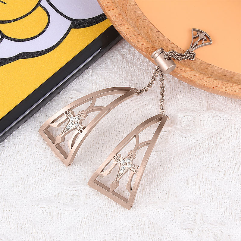 Hollow Out Crown Shaped Rhinestone Watch Band Stainless Steel Adjustable Slide Bracelet Wristband Strap for Samsung Gear S3 Classic/S3 Frontier