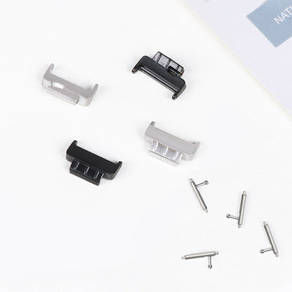 1 Pair 14mm Stainless Steel Watch Strap Band Connector Adapter for Fitbit Inspire/Fitbit Inspire HR