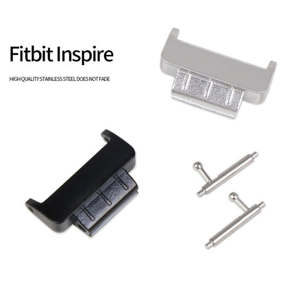 1 Pair 14mm Stainless Steel Watch Strap Band Connector Adapter for Fitbit Inspire/Fitbit Inspire HR