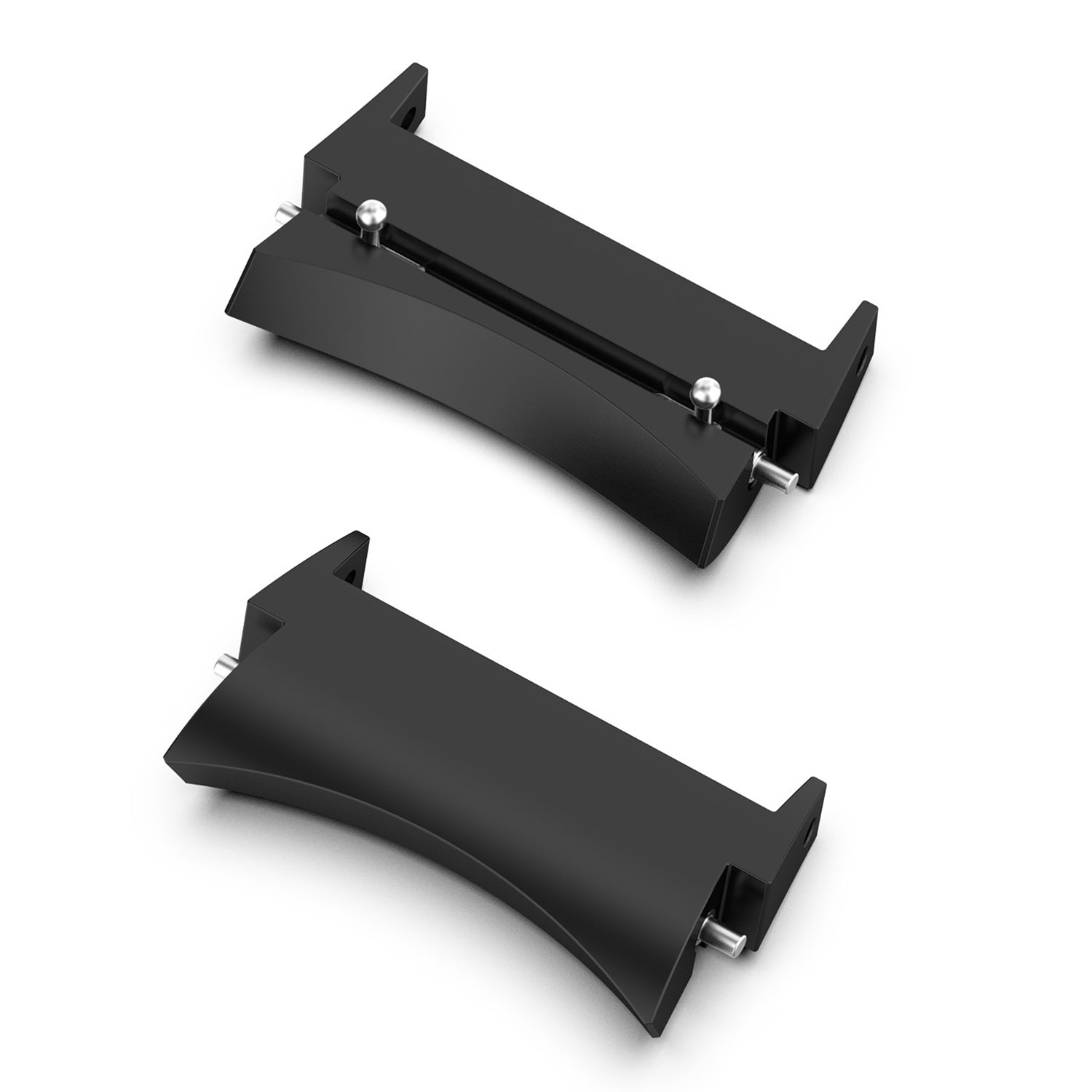 1 Pair 20mm Watch Band Connector Stainless Steel Wrist Strap Adapter for Samsung Galaxy Watch4 40mm/44mm / Watch4 Classic 42mm/46mm