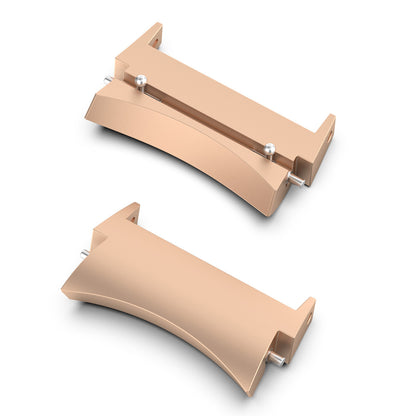 1 Pair 20mm Watch Band Connector Stainless Steel Wrist Strap Adapter for Samsung Galaxy Watch4 40mm/44mm / Watch4 Classic 42mm/46mm