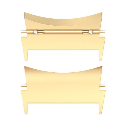 1 Pair 20mm Watch Band Connector Stainless Steel Wrist Strap Adapter for Samsung Galaxy Watch4 40mm/44mm / Watch4 Classic 42mm/46mm