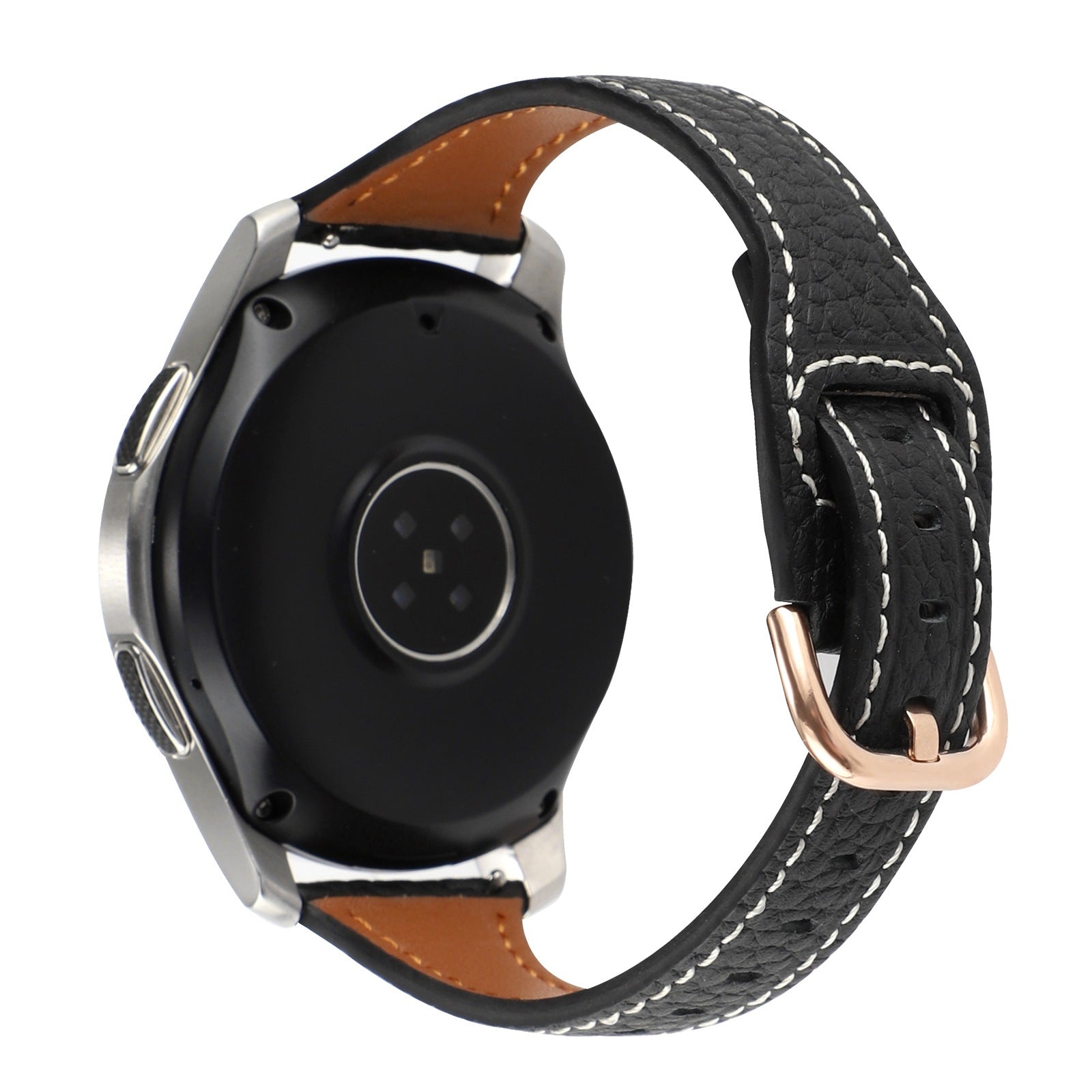For Xiaomi Watch S1 Pro / Huami Amazfit GTR4 Pro 22mm T-shape Watchband Litchi Texture Genuine Leather Watch Strap