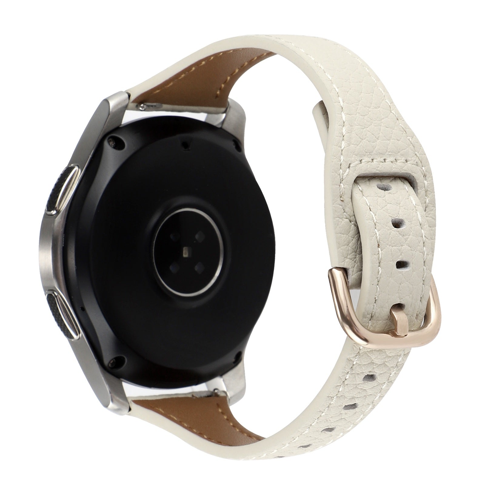 For Xiaomi Watch S1 Pro / Huami Amazfit GTR4 Pro 22mm T-shape Watchband Litchi Texture Genuine Leather Watch Strap