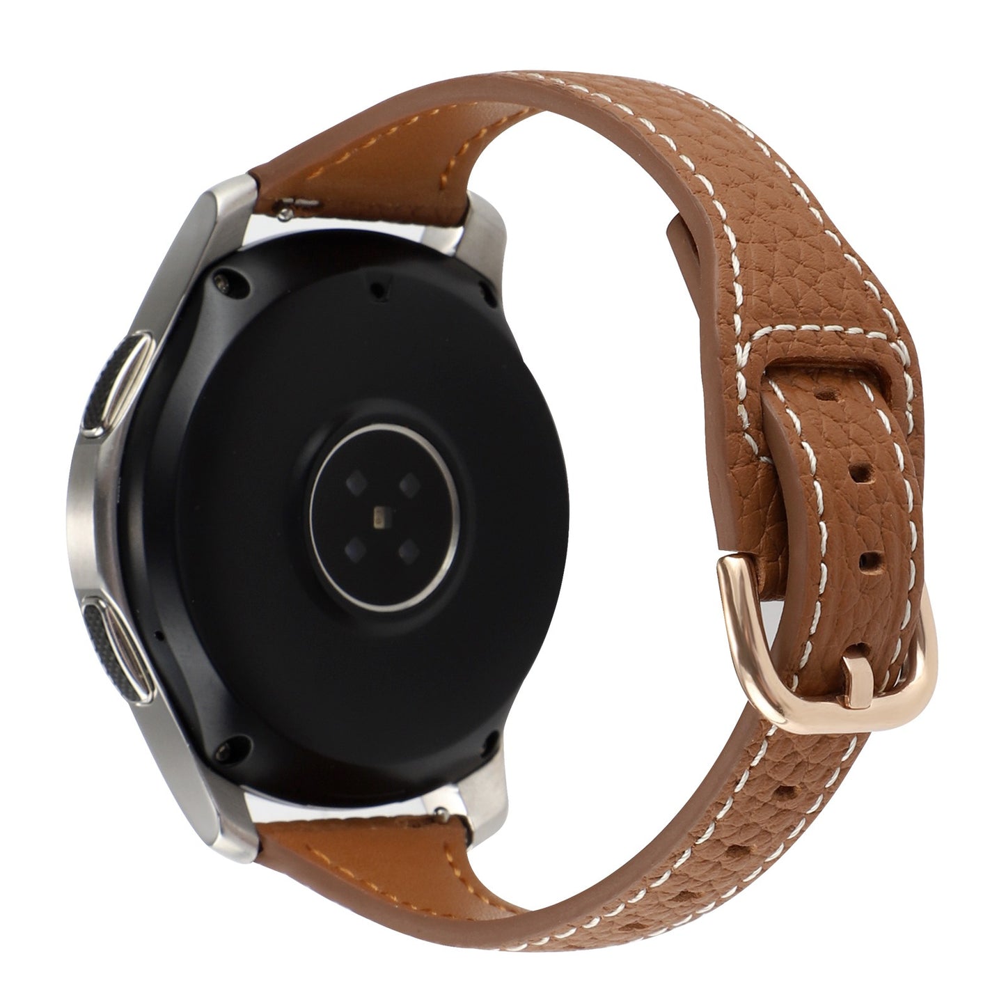 For Xiaomi Watch S1 Pro / Huami Amazfit GTR4 Pro 22mm T-shape Watchband Litchi Texture Genuine Leather Watch Strap