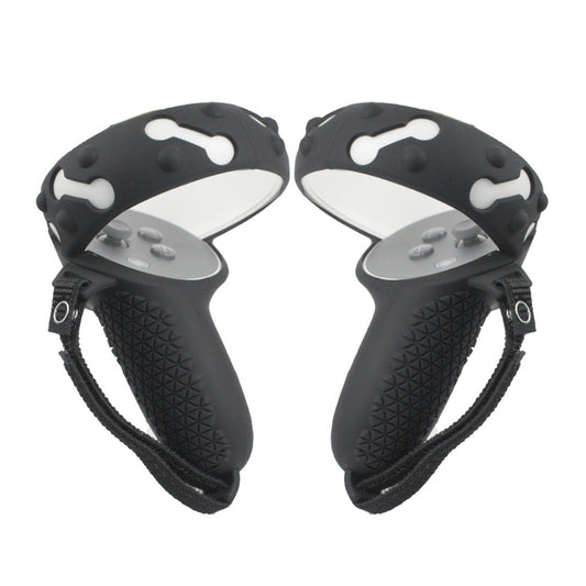 1 Pair Silicone Protective Grip Cover for Oculus Quest 2 VR Controller Handle Sleeve Case