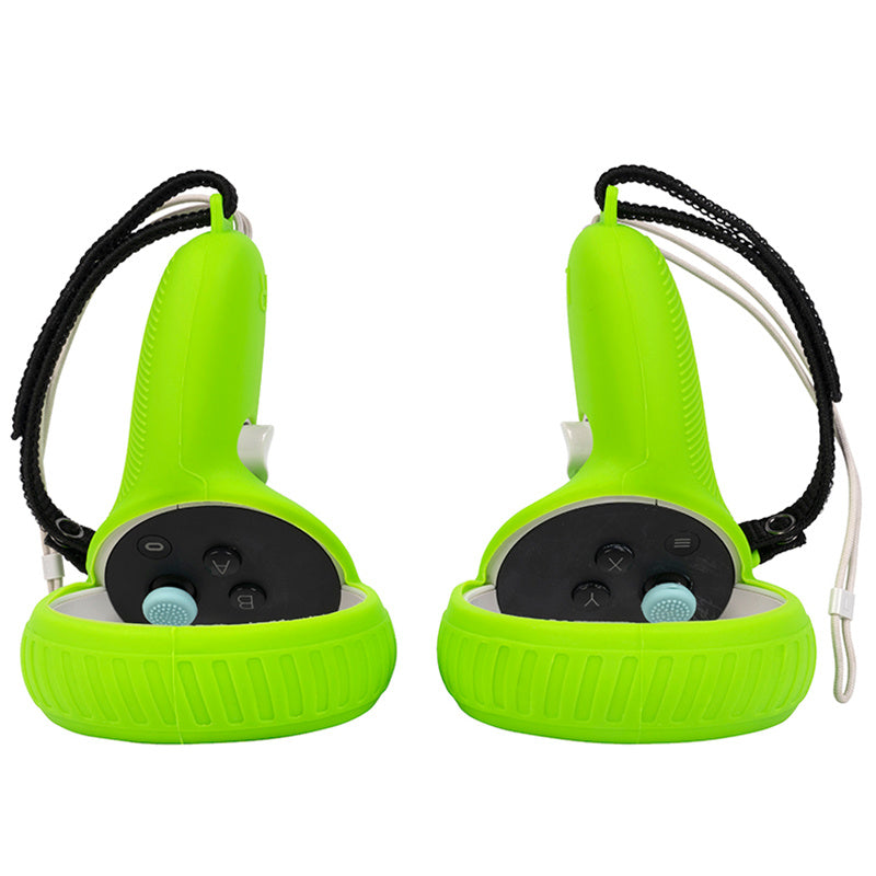 1 Pair Anti-scratch Silicone Controller Grip Cover for Oculus Quest 2 VR Accessories Gamepad Handle Protector