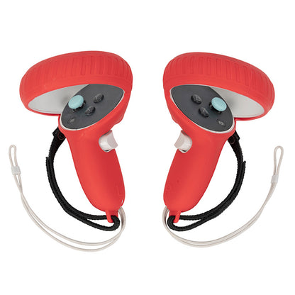 1 Pair Anti-scratch Silicone Controller Grip Cover for Oculus Quest 2 VR Accessories Gamepad Handle Protector
