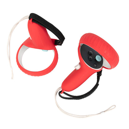 1 Pair Anti-scratch Silicone Controller Grip Cover for Oculus Quest 2 VR Accessories Gamepad Handle Protector