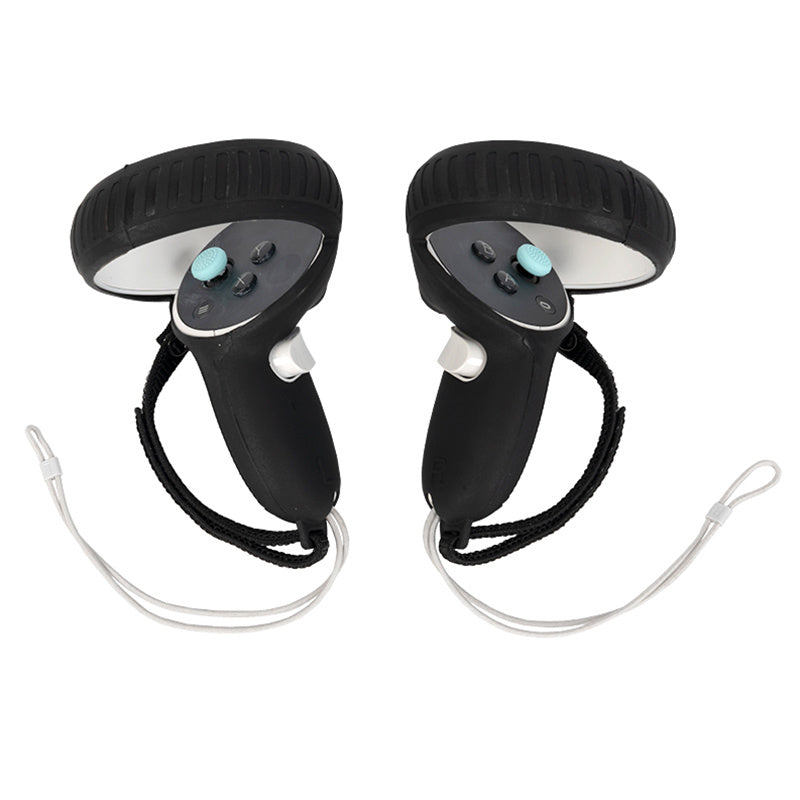 1 Pair Anti-scratch Silicone Controller Grip Cover for Oculus Quest 2 VR Accessories Gamepad Handle Protector