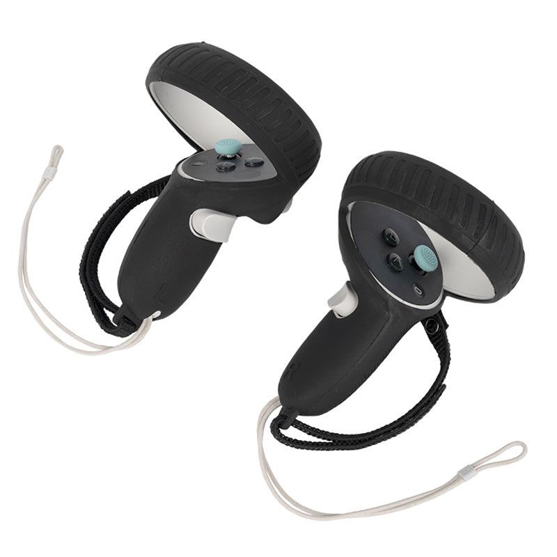 1 Pair Anti-scratch Silicone Controller Grip Cover for Oculus Quest 2 VR Accessories Gamepad Handle Protector