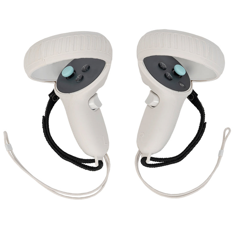 1 Pair Anti-scratch Silicone Controller Grip Cover for Oculus Quest 2 VR Accessories Gamepad Handle Protector