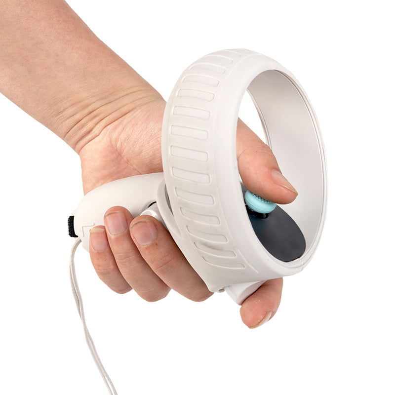 1 Pair Anti-scratch Silicone Controller Grip Cover for Oculus Quest 2 VR Accessories Gamepad Handle Protector