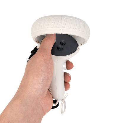 1 Pair Anti-scratch Silicone Controller Grip Cover for Oculus Quest 2 VR Accessories Gamepad Handle Protector