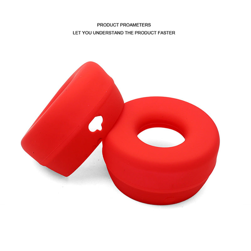 1 Pair Silicone Cushion Protective Cover Ear Pads for Beats Solo Pro Bluetooth Headphone