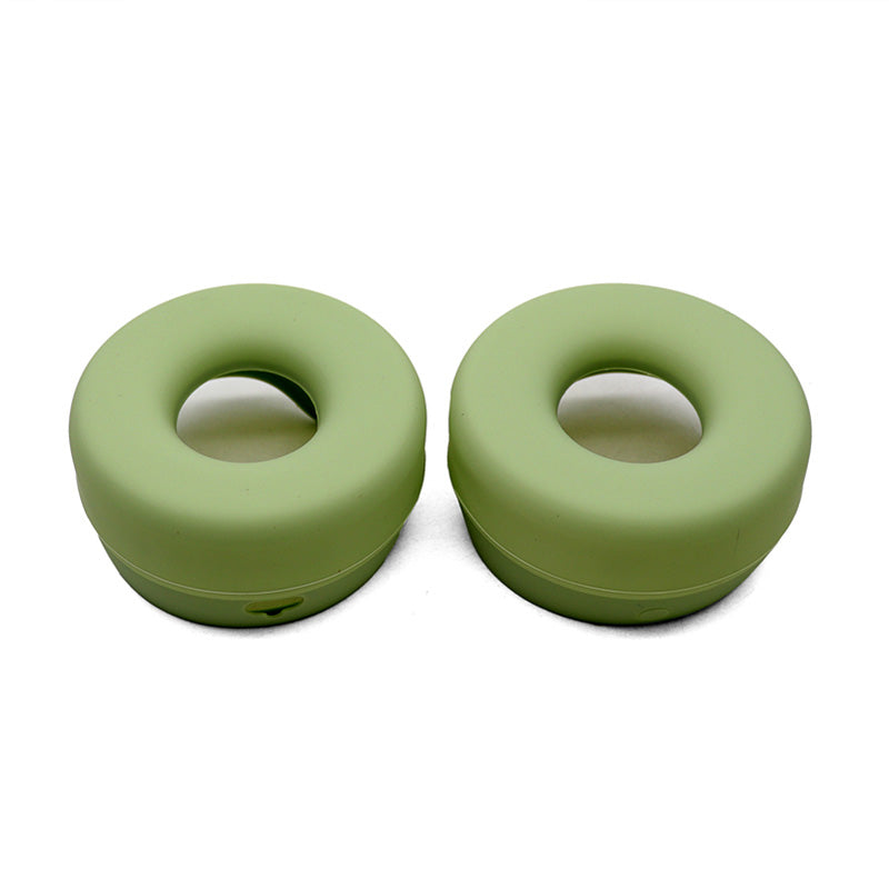 1 Pair Silicone Cushion Protective Cover Ear Pads for Beats Solo Pro Bluetooth Headphone