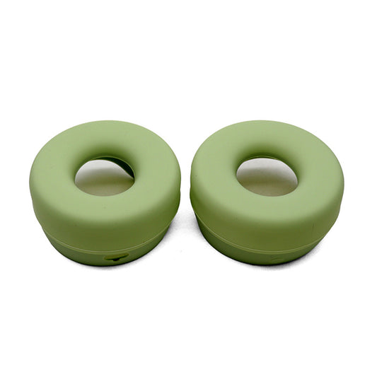 1 Pair Silicone Cushion Protective Cover Ear Pads for Beats Solo Pro Bluetooth Headphone