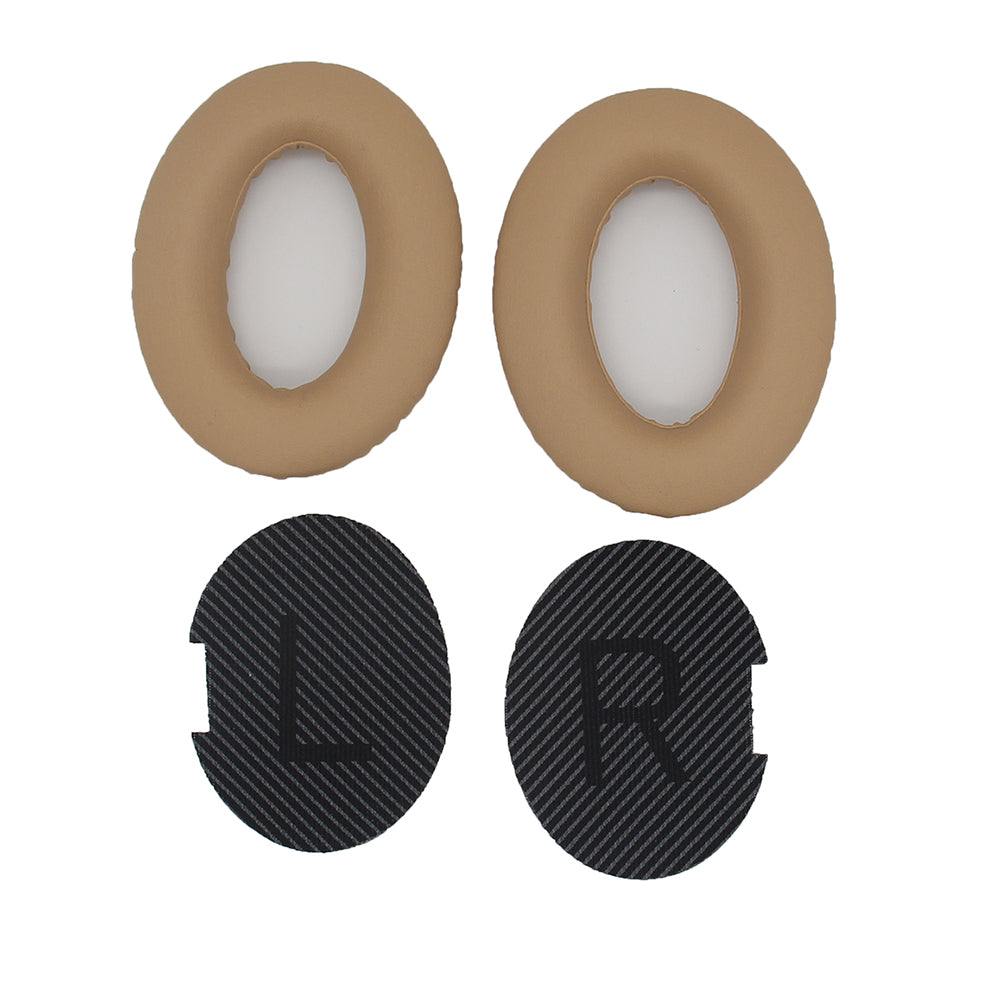 1 Pair JZF-367 Replacement Protein Leather Headphones Ear Pads Ear Cushion for Bose QC2 QC15 AE2 QC25