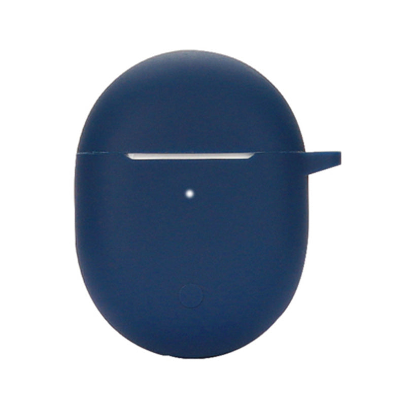 Dust-proof Earphone Silicone Case for Redmi Buds 4, Bluetooth Earbuds Charging Box Anti-scratch Cover with Hanging Buckle