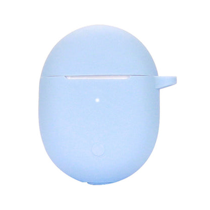 Dust-proof Earphone Silicone Case for Redmi Buds 4, Bluetooth Earbuds Charging Box Anti-scratch Cover with Hanging Buckle