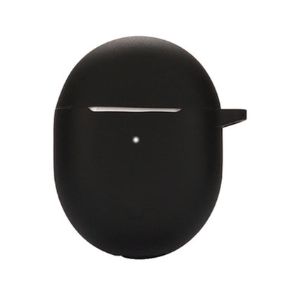 Dust-proof Earphone Silicone Case for Redmi Buds 4, Bluetooth Earbuds Charging Box Anti-scratch Cover with Hanging Buckle