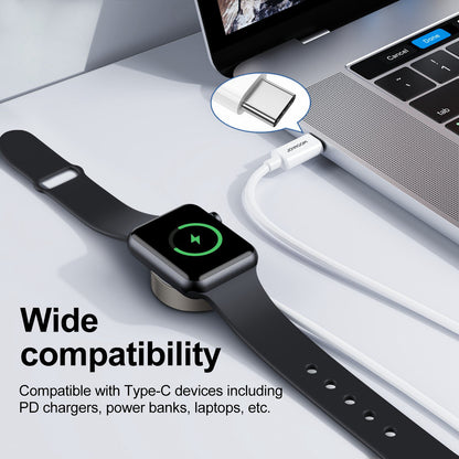JOYROOM S-IW004 1.2m Type-C Port Magnetic Wireless Charger for Apple iWatch Charging Dock Cable