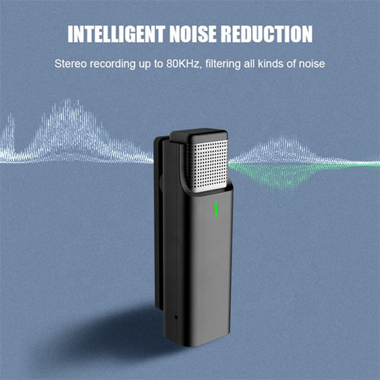 033A2 for Interview Live Broadcast Wireless Lavalier Microphone System 2 Mics + 1 Receiver, Type-C Interface