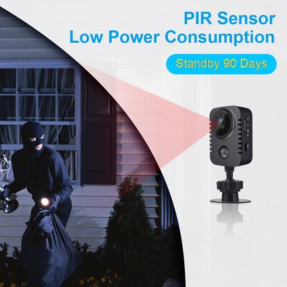 MD29 1080P Night Vision Body Camera 30FPS Video Recorder Clip-on Security Cam Webcam for Home / Outdoor Adventure / Law Enforcement / Cop Guard