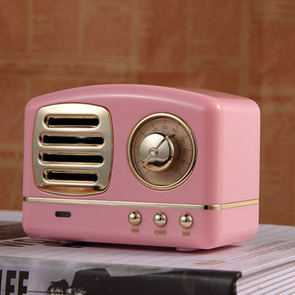 HM11 Retro Wireless Bluetooth Stereo Speaker Music Player HiFi Sound Subwoofer