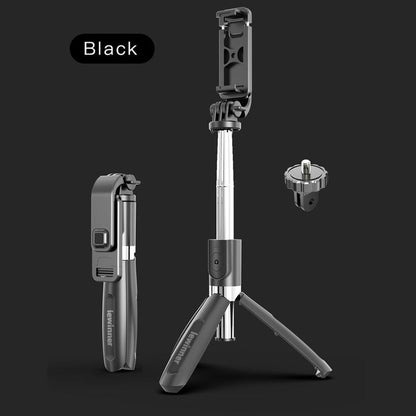 SELFIESHOW L02 Wireless Bluetooth Control Cellphone Selfie Stick 1 Meter Length Tripod Stand