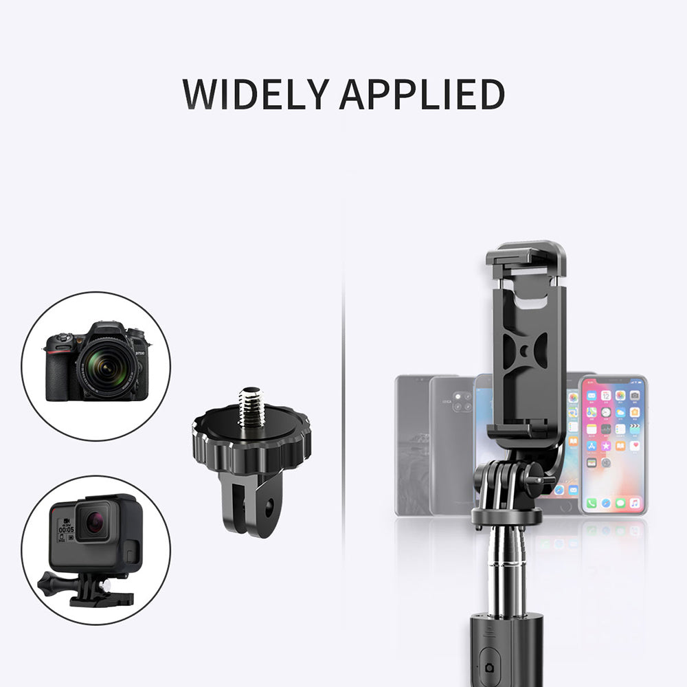 SELFIESHOW L02 Wireless Bluetooth Control Cellphone Selfie Stick 1 Meter Length Tripod Stand
