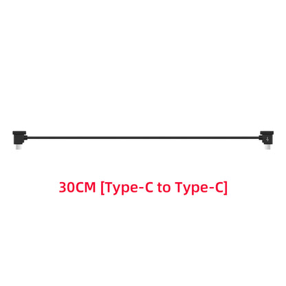 Type C to Type C Remote Control Data Cable for DJI Mavic Air 2/Mini 2/Pocket 2/Osmo Pocket, 30cm