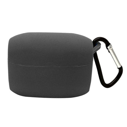 Durable Silicone Protective Case with Carabiner for Jabra Elite 65t / Elite Active 65t Bluetooth Earphones