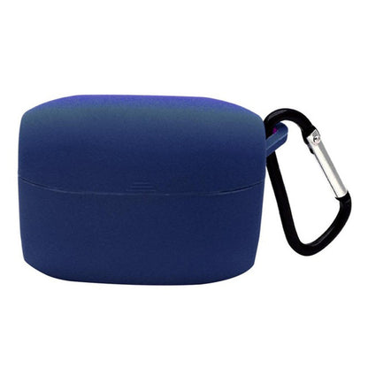 Durable Silicone Protective Case with Carabiner for Jabra Elite 65t / Elite Active 65t Bluetooth Earphones