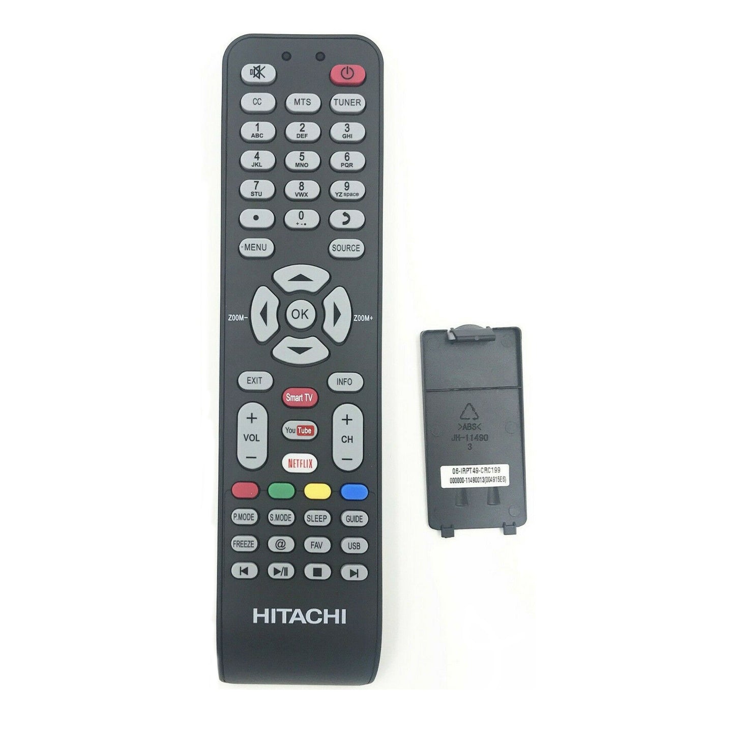 06-IRPT49-CRC199 TV Remote Control Replacement for Hitachi TV LE32M4S9 LE48M4S9