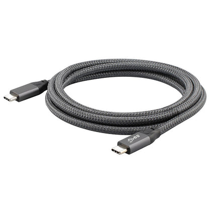 0.5m USB C To USB C Cable 3.1 Gen 2 10Gbps Video Data Transfer Charging Cable with E-Marker