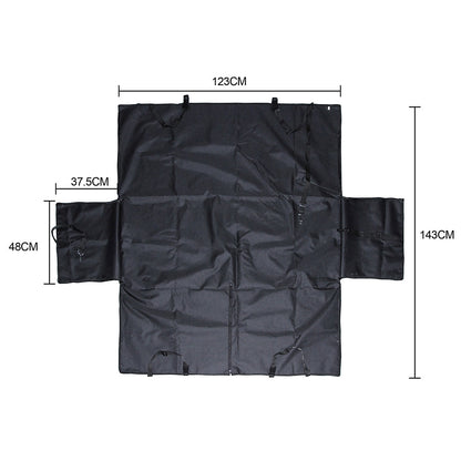 Pet Seat Cover with Extra Side Flaps for Cars, Waterproof and Scratch Proof
