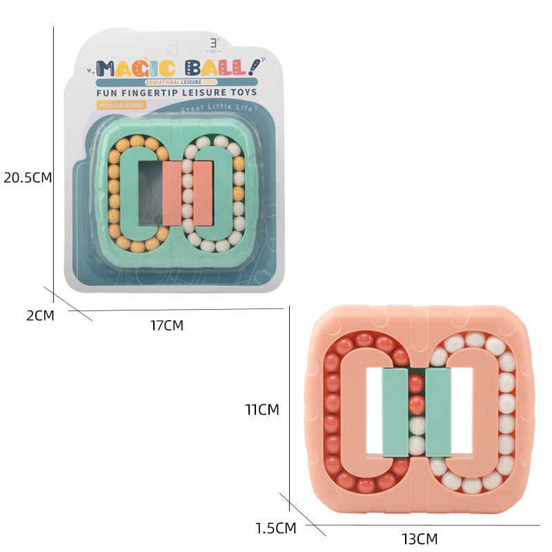 0603 Children Rotating Magic Bean Fingertip Toy Spin Beads Decompression Kids Educational Toy