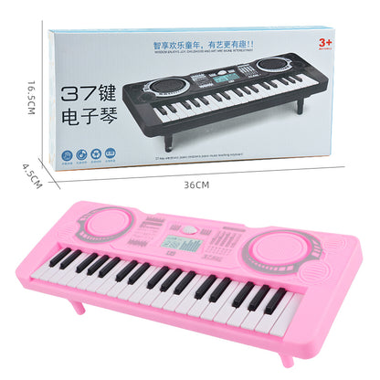 0815 37 Keys Electronic Piano Keyboard Battery Powered Musical Instrument Kids Gift