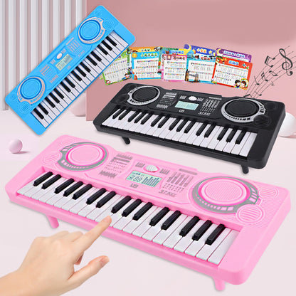 0815 37 Keys Electronic Piano Keyboard Battery Powered Musical Instrument Kids Gift