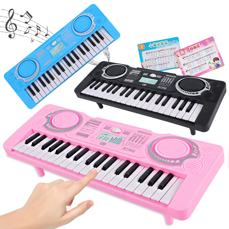 0815 37 Keys Electronic Piano Keyboard Battery Powered Musical Instrument Kids Gift