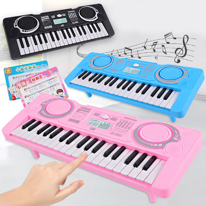 0815 37 Keys Electronic Piano Keyboard Battery Powered Musical Instrument Kids Gift