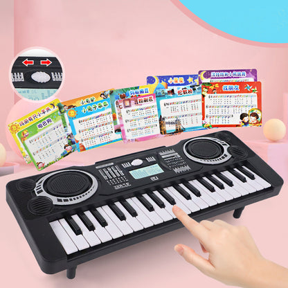 0815 37 Keys Electronic Piano Keyboard Battery Powered Musical Instrument Kids Gift