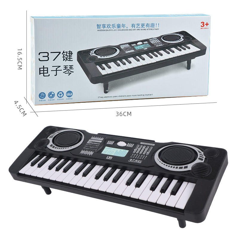 0815 37 Keys Electronic Piano Keyboard Battery Powered Musical Instrument Kids Gift