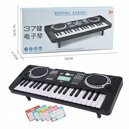 0815 37 Keys Electronic Piano Keyboard Battery Powered Musical Instrument Kids Gift