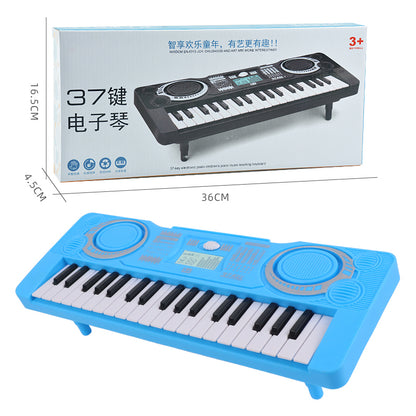 0815 37 Keys Electronic Piano Keyboard Battery Powered Musical Instrument Kids Gift