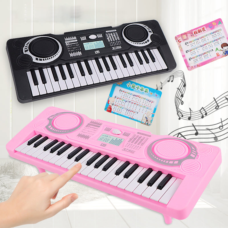 0815 37 Keys Electronic Piano Keyboard Battery Powered Musical Instrument Kids Gift
